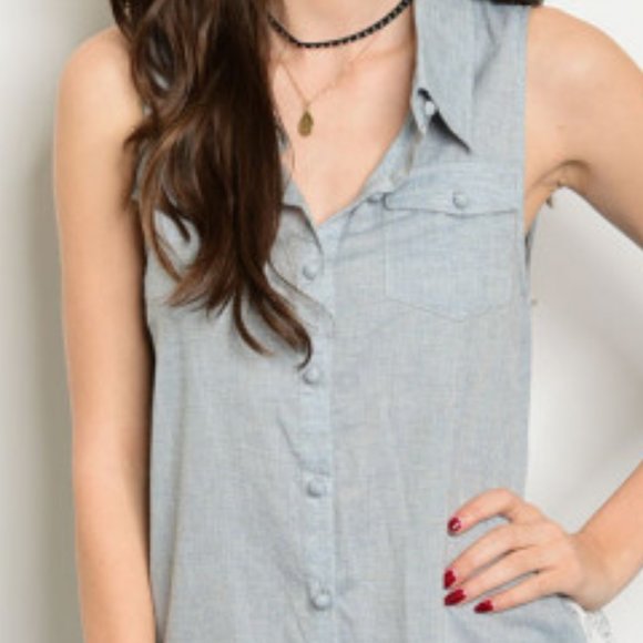 BOHO BABE HI-LOW TUNIC TOP - Picture 2 of 6